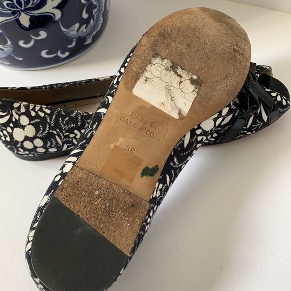 Marc Jacobs canvas and leather ballet flats 7,5US - Picture 6 of 8